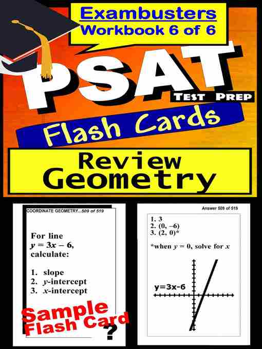 Title details for PSAT Test Geometry Review—Exambusters Flashcards—-Workbook 6 of 6 by PSAT Exambusters - Available